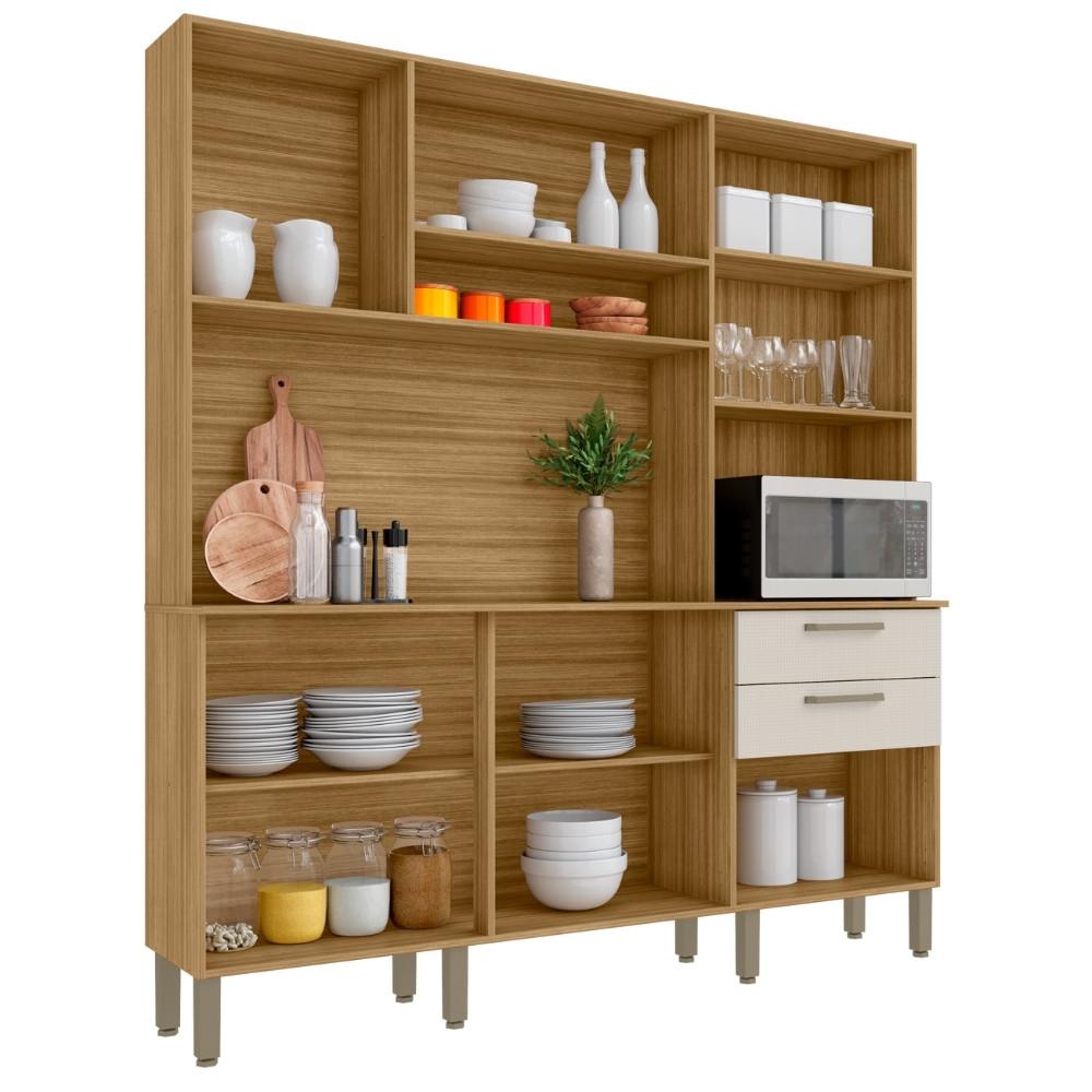 Cozinha Compacta 6 Portas 2 Gavetas Ferrara Kits Paraná - 3