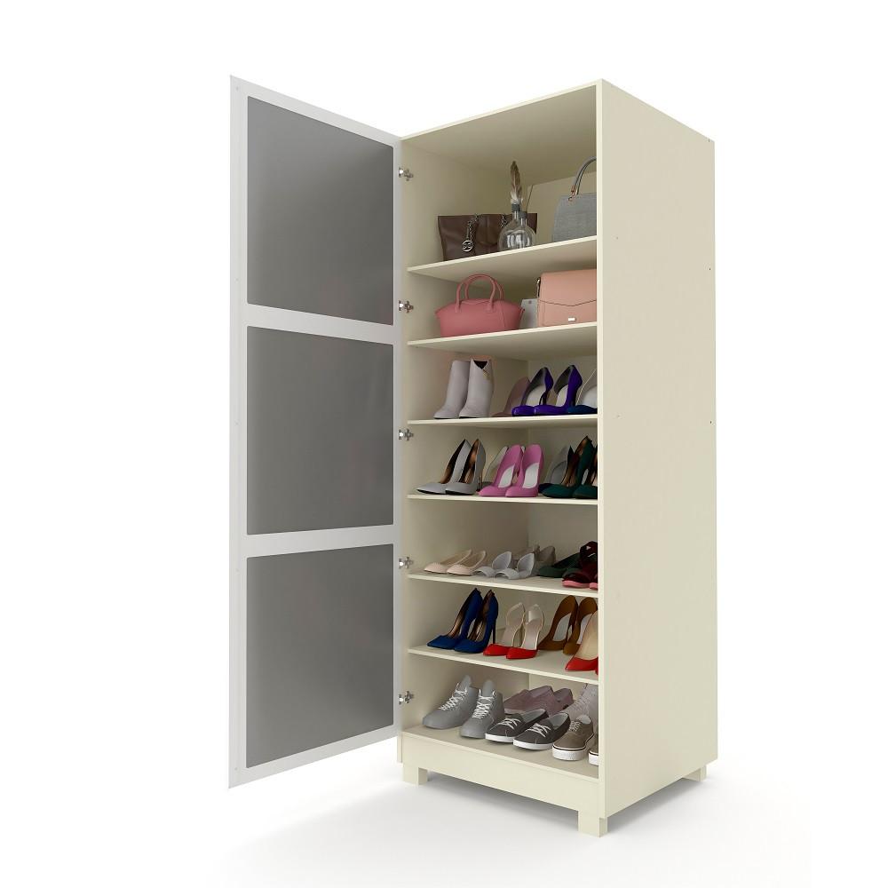 Sapateira 1 Porta com Espelho Gold Gelius - 3