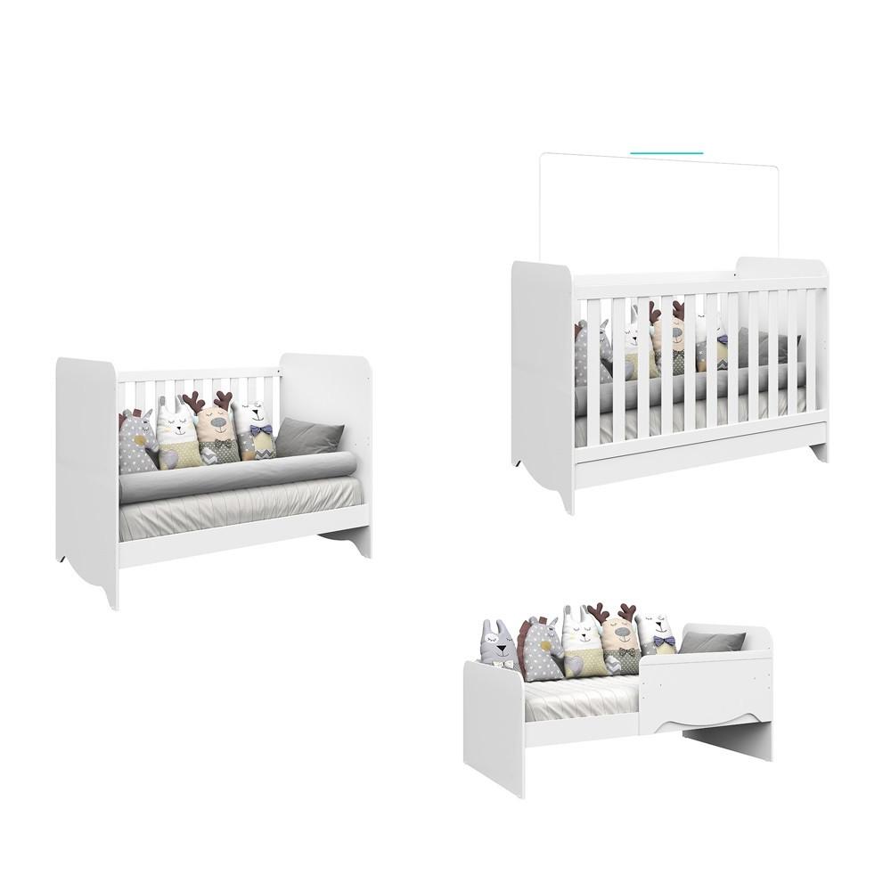 Quarto Infantil Berço e Cômoda Ben Móveis Peroba - 3