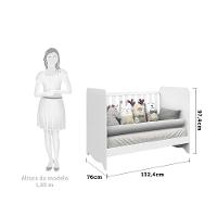 Quarto Infantil Berço e Cômoda Ben Móveis Peroba - 5