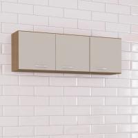 Armário Aéreo 3 Portas 120cm A843 Cristal Poquema - 1