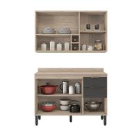 Cozinha Compacta com Tampo FI0012 Firenza Demobile - 3