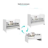 Quarto Infantil Berço,Cômoda e Guarda Roupa Ben Móveis Peroba - 3