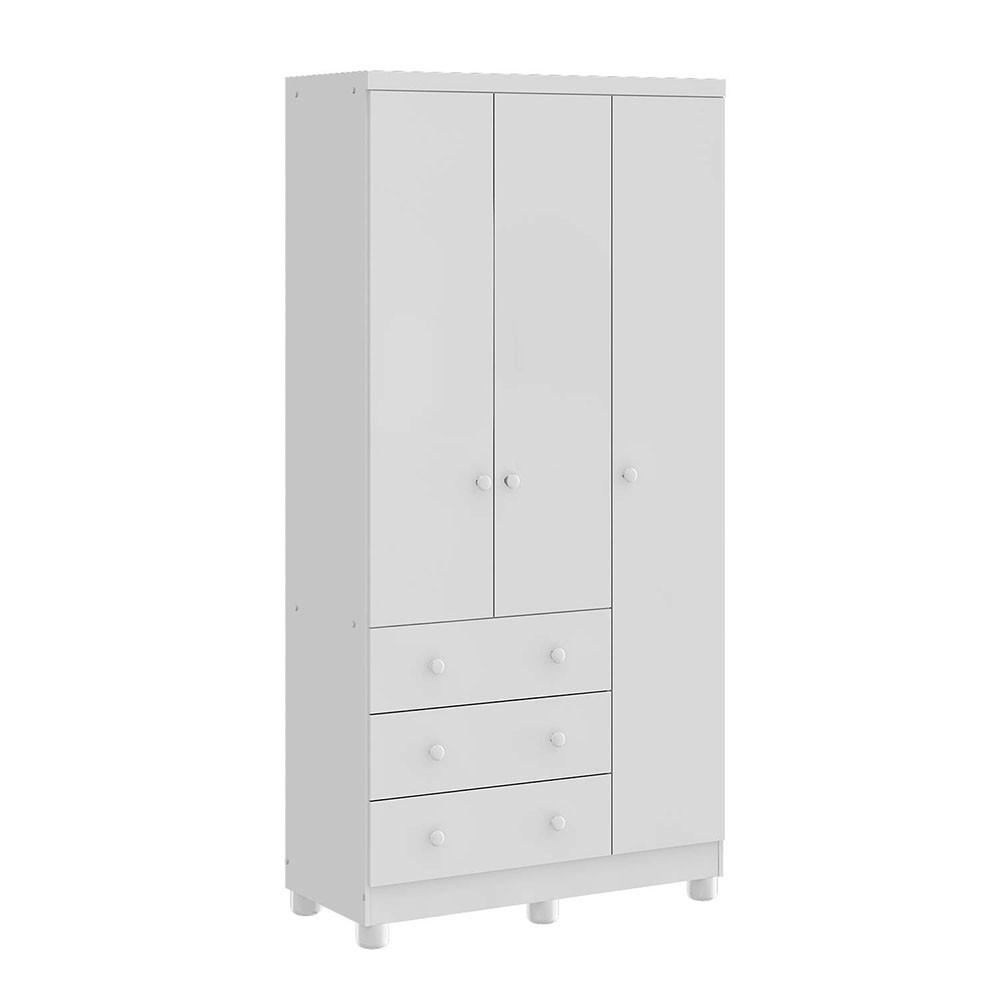 Quarto Infantil com Berço e Guarda Roupa Uli Junior Móveis Peroba - 7