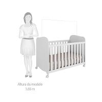 Quarto Infantil com Berço e Guarda Roupa Uli Junior Móveis Peroba - 6