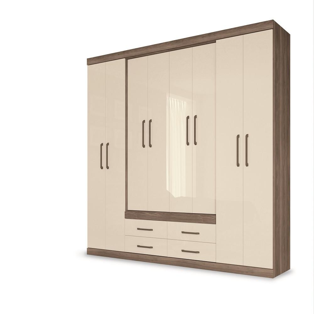 Guarda Roupa Casal 8 Portas 4 Gavetas Nápoles Santos Andirá - 2