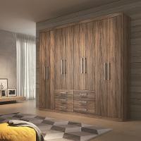 Guarda Roupa Casal 8 Portas 6 Gavetas Master Santos Andirá - 1