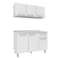 Cozinha Modulada 6 Portas 1 Gaveta sem Tampo Iara J Carvalho - 3