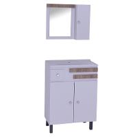 Conjunto para Banheiro 3 Portas 1 Gaveta Mônaco Móveis Sander - 4