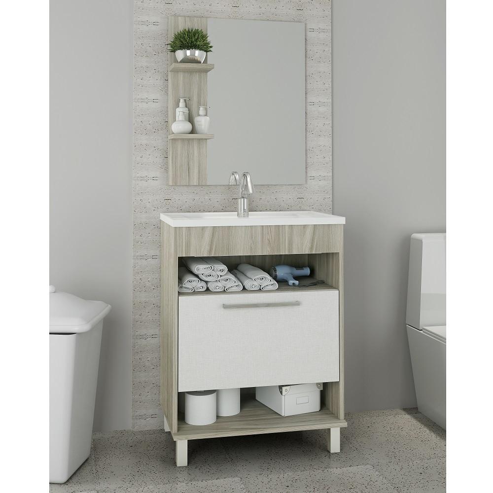 Conjunto para Banheiro 1 Porta Oasis Móveis Sander - 1