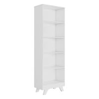 Estante Livreiro 5 Nichos MDF Retrô Móveis Peroba - 2