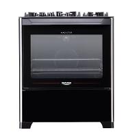 Fogão 5 Bocas Dako Magister Preto com Mesa de Vidro - 6