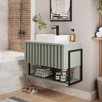 Armário para Banheiro com Cuba 1 Porta Havai 65cm MGM Móveis - 1