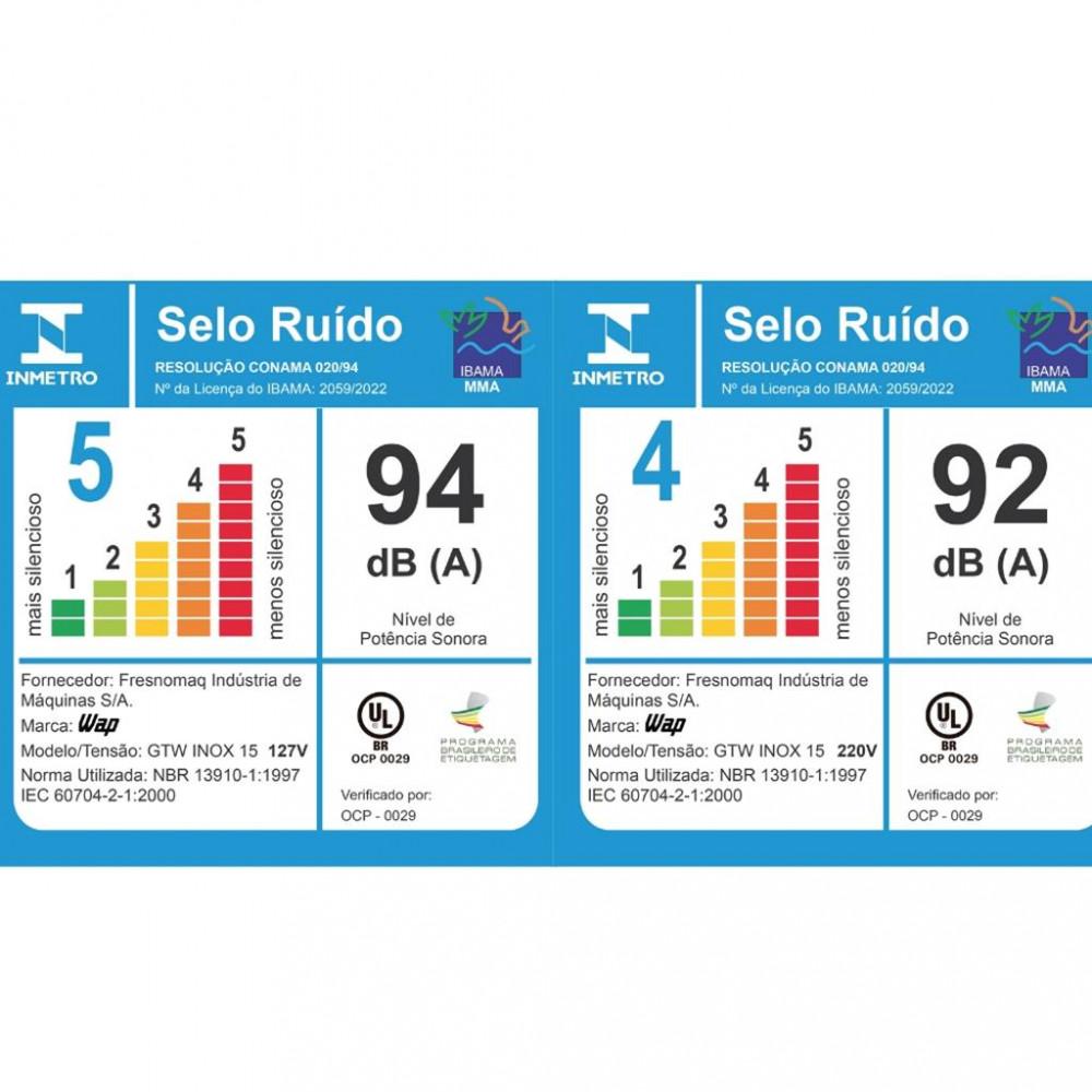 Aspirador de Pó e Água Wap GTW15 1700W - 5