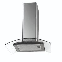 Coifa de Parede Fischer Fit 60cm com Vidro Curvo Inox - 1