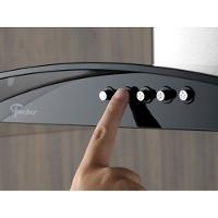 Coifa de Parede Fischer Fit 60cm com Vidro Curvo Inox - 3