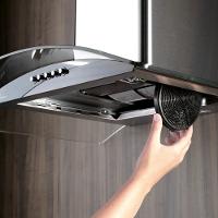 Coifa de Parede Fischer Fit 60cm com Vidro Curvo Inox - 5