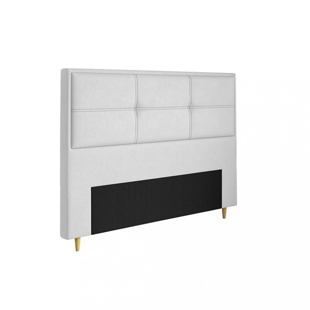 Cabeceira Estofada Queen 160cm Corino Monte Carlo Dobuê - 2