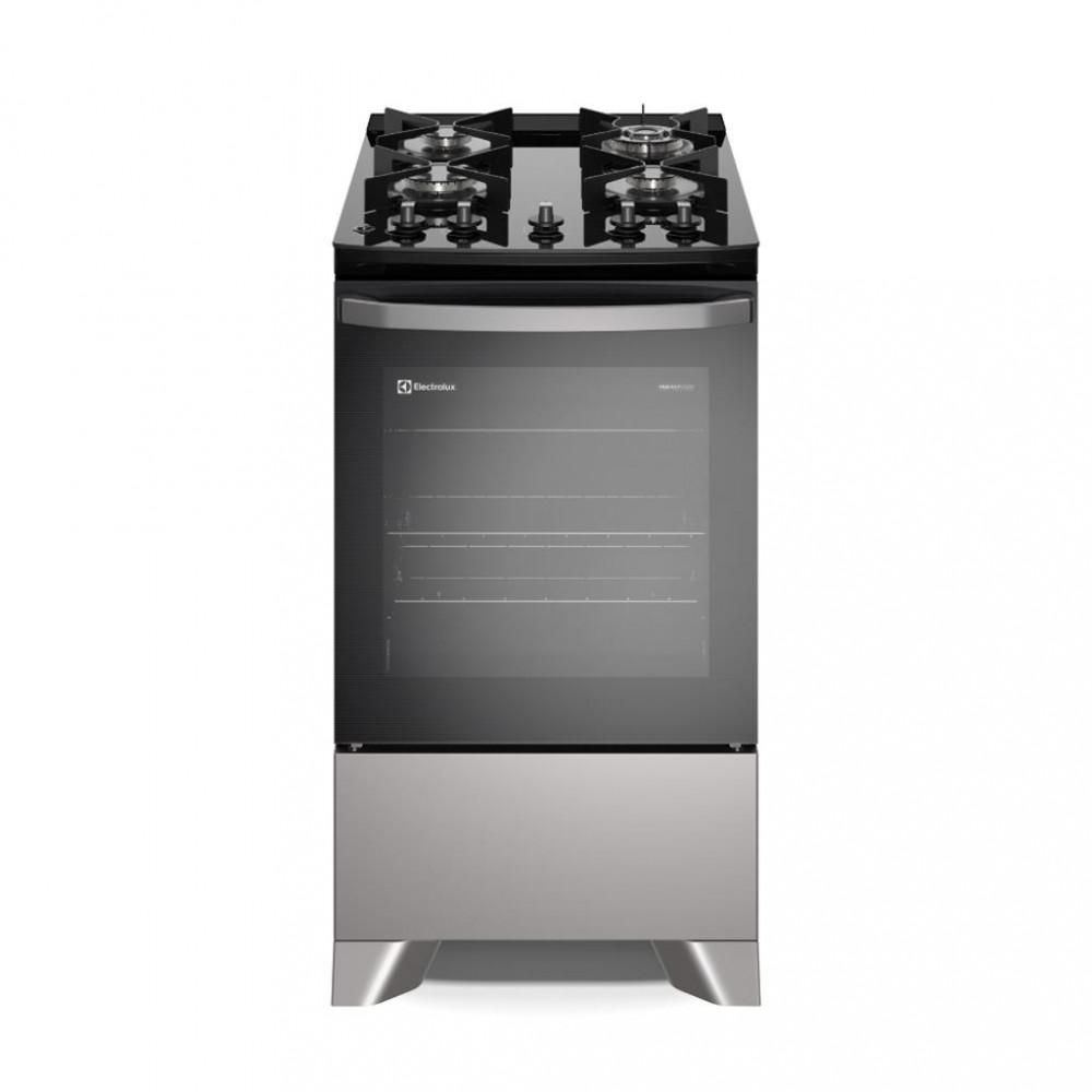 Fogão 4 Bocas Electrolux Efficient FE4GS com Mesa de Vidro - 1