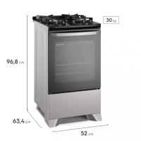 Fogão 4 Bocas Electrolux Efficient FE4GS com Mesa de Vidro - 4