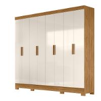 Guarda Roupa Casal com Pés 8 Portas Diplomata Moval - 2