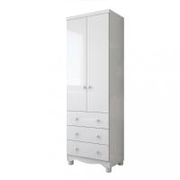 Guarda Roupa Infantil 2 Portas 3 Gavetas com Pés 100 MDF Júnior New Móveis Peroba - 2