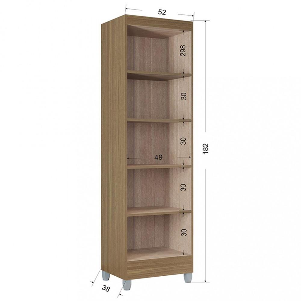 Armário Multiuso com Pés 2 Portas Slim Poquema - 4