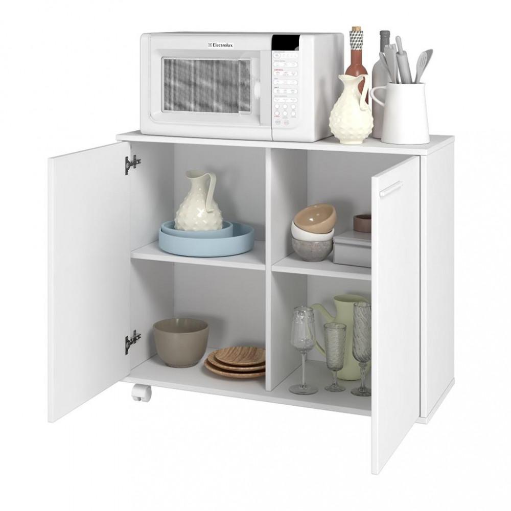 Balcão 2 Portas com Rodízios BBC14 BRV Móveis - 3