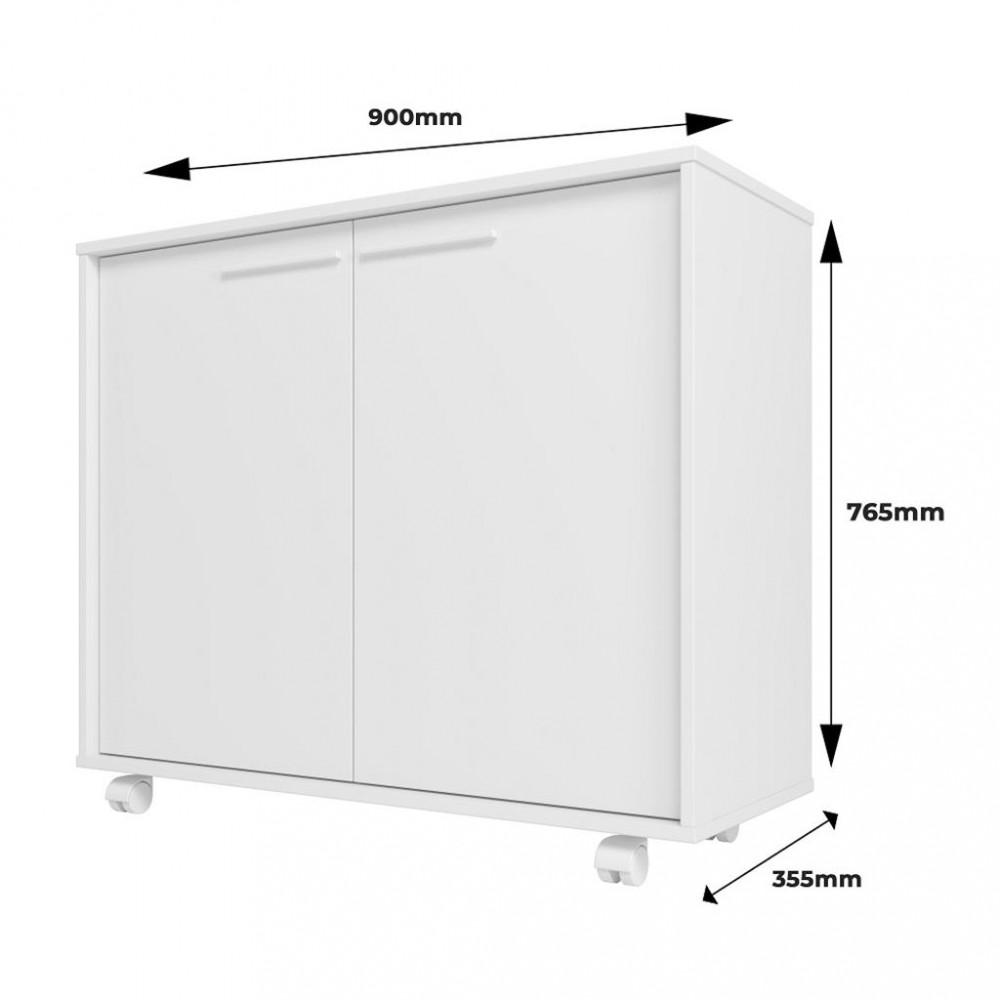 Balcão 2 Portas com Rodízios BBC14 BRV Móveis - 4