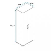 Armário 2 Portas com Rodízios BMU97 BRV Móveis - 3
