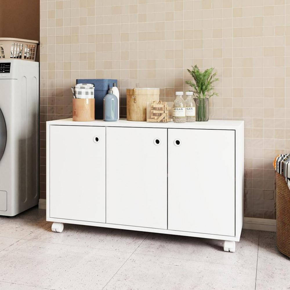 Armário 3 Portas com Rodízios BS48 BRV Móveis - 1