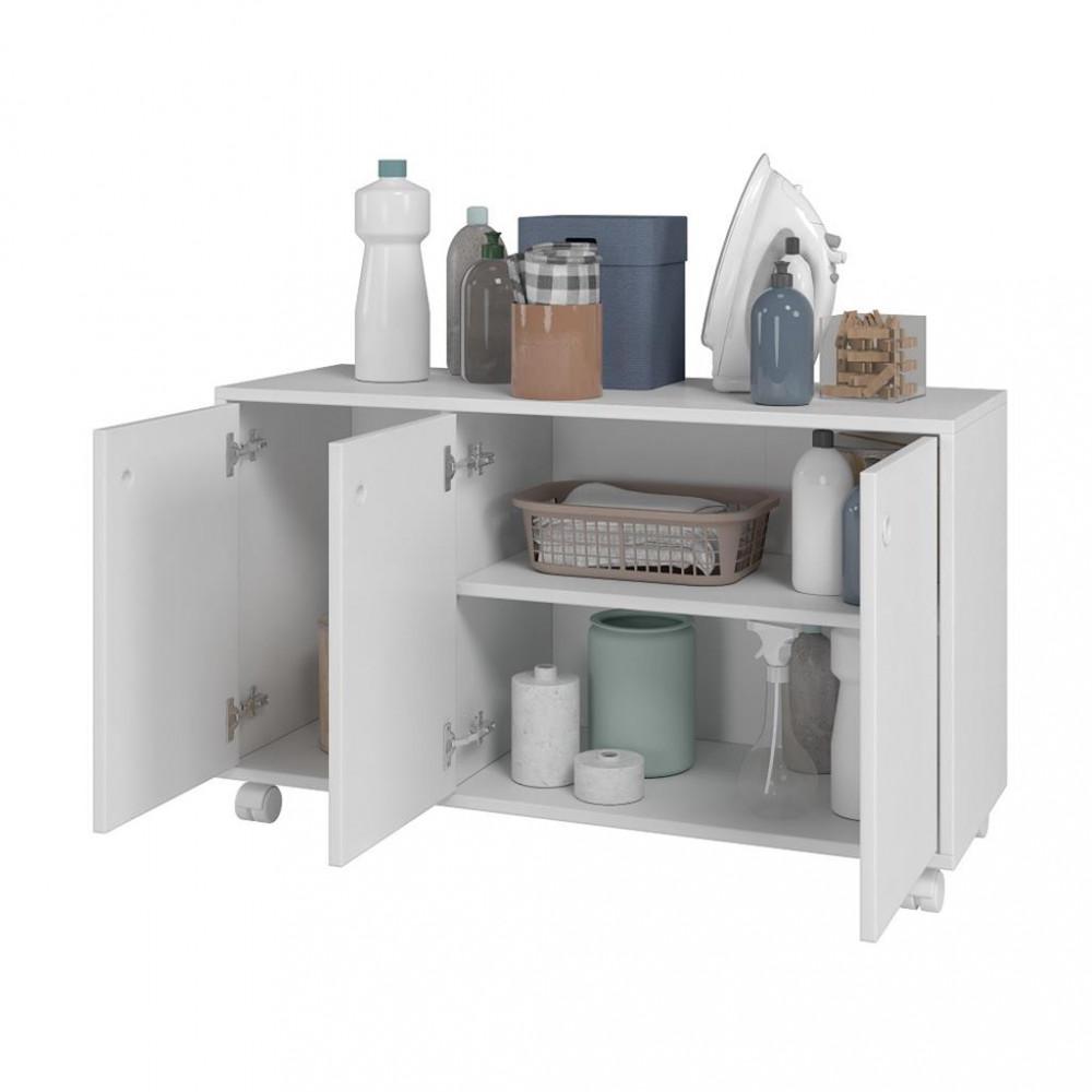 Armário 3 Portas com Rodízios BS48 BRV Móveis - 3