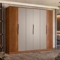 Guarda Roupa Casal 6 Portas 6 Gavetas Ripado Atrice Demartêz - 1