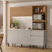 Cozinha Compacta 5 Portas 1 Gaveta Amaranto Demóbile - 1