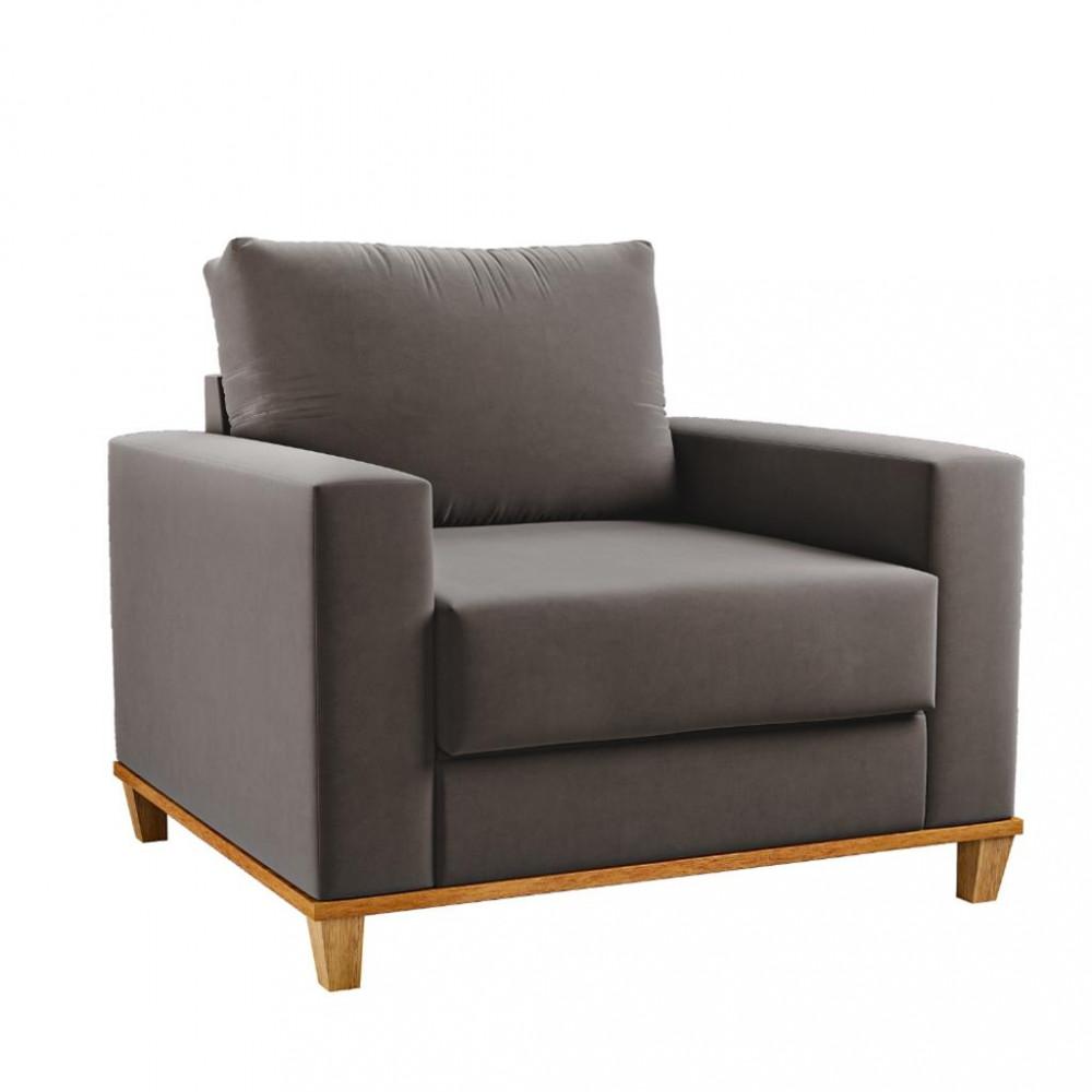Poltrona Veludo 82cm Viena Viero - 2