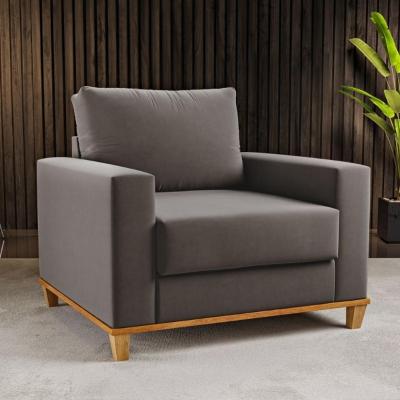 Poltrona Veludo 82cm Viena Viero