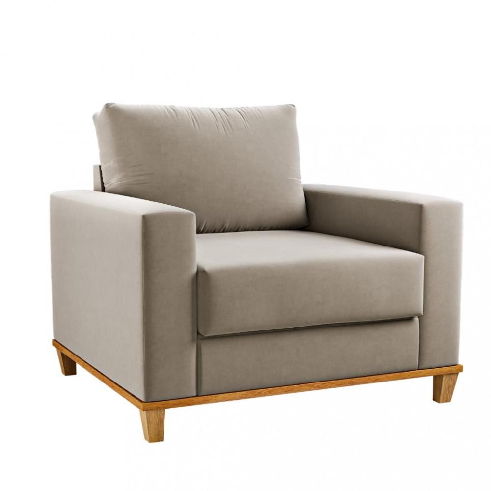 Poltrona Veludo 82cm Viena Viero - 2