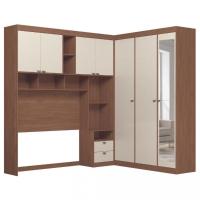 Quarto Casal 7 Portas 2 Gavetas Espelho Lugano Santos Andirá - 3