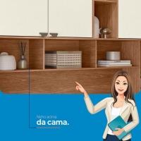 Quarto Casal 7 Portas 2 Gavetas Espelho Lugano Santos Andirá - 8