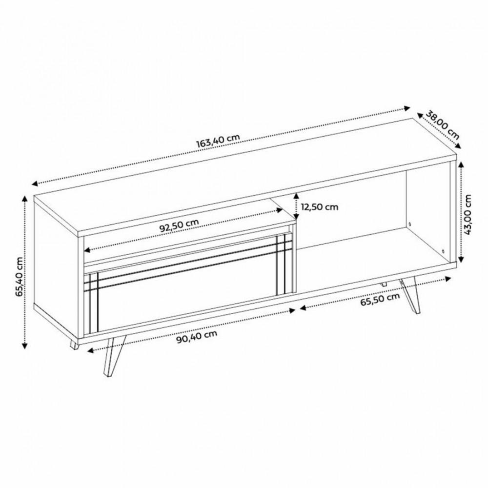 Rack para TV até 60 Polegadas 1 Porta NT 1315 Notável Móveis - 5