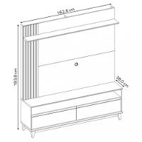 Estante Home para TV até 65 Polegadas 2 Portas NT 1335 Notável Móveis - 5