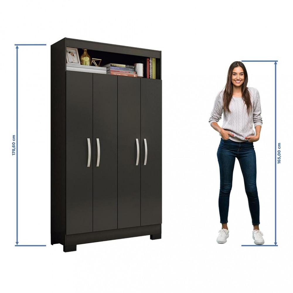 Armário Multiuso 4 Portas NT 4040 Notável Móveis - 3