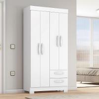 Guarda Roupa Solteiro 4 Portas 2 Gavetas Flex NT 6010 Notável Móveis - 1