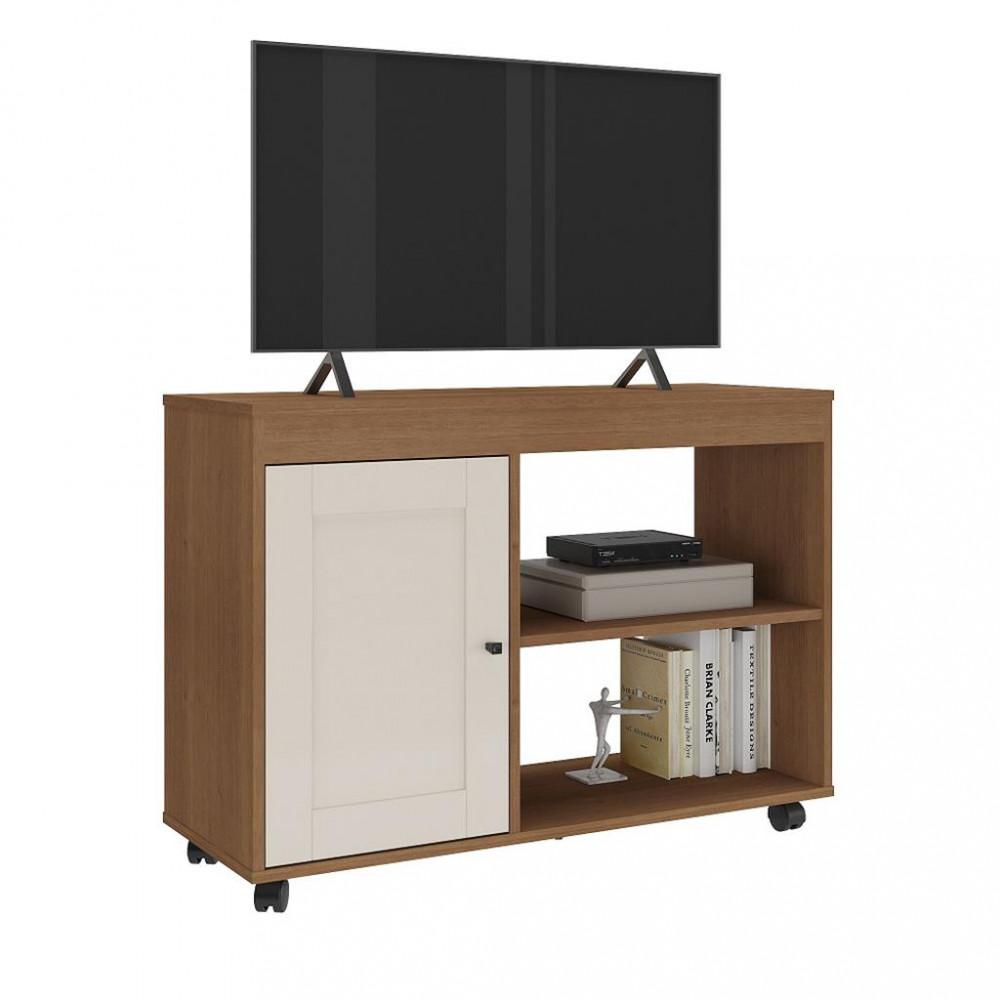 Rack para TV até 42 Polegadas 1 Porta Rodízios Sampa Artely - 2