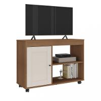 Rack para TV até 42 Polegadas 1 Porta Rodízios Sampa Artely - 2