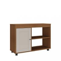 Rack para TV até 42 Polegadas 1 Porta Rodízios Sampa Artely - 3