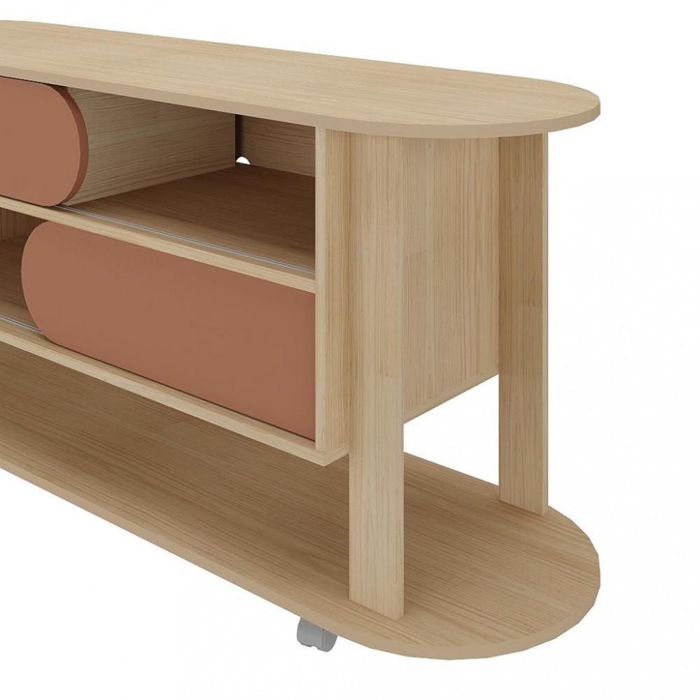 Rack para TV até 65 Polegadas 2 Portas de Correr Mundi Artely - 6