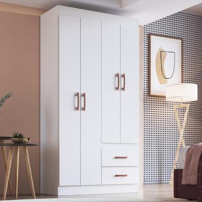 Guarda Roupa Solteiro 4 Portas 2 Gavetas Cordova Doripel