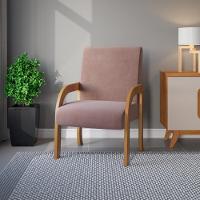 Poltrona 59cm Veludo Ravena Viero Móveis - 1