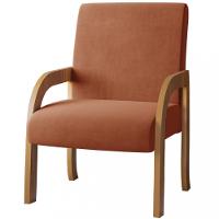 Poltrona 59cm Veludo Ravena Viero Móveis - 2